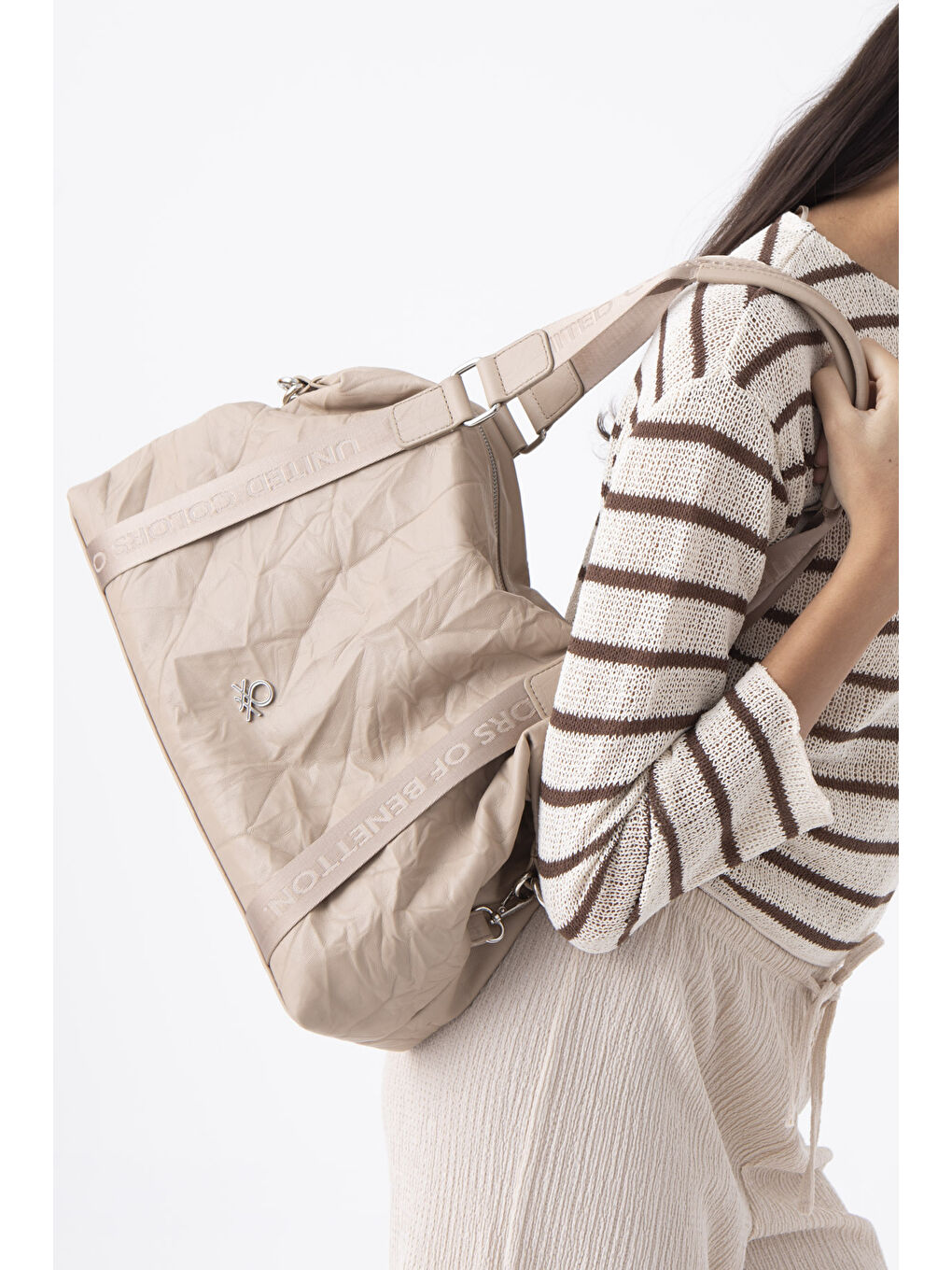 Bej Kadin Kol Çantasi Ten BNT1470-2