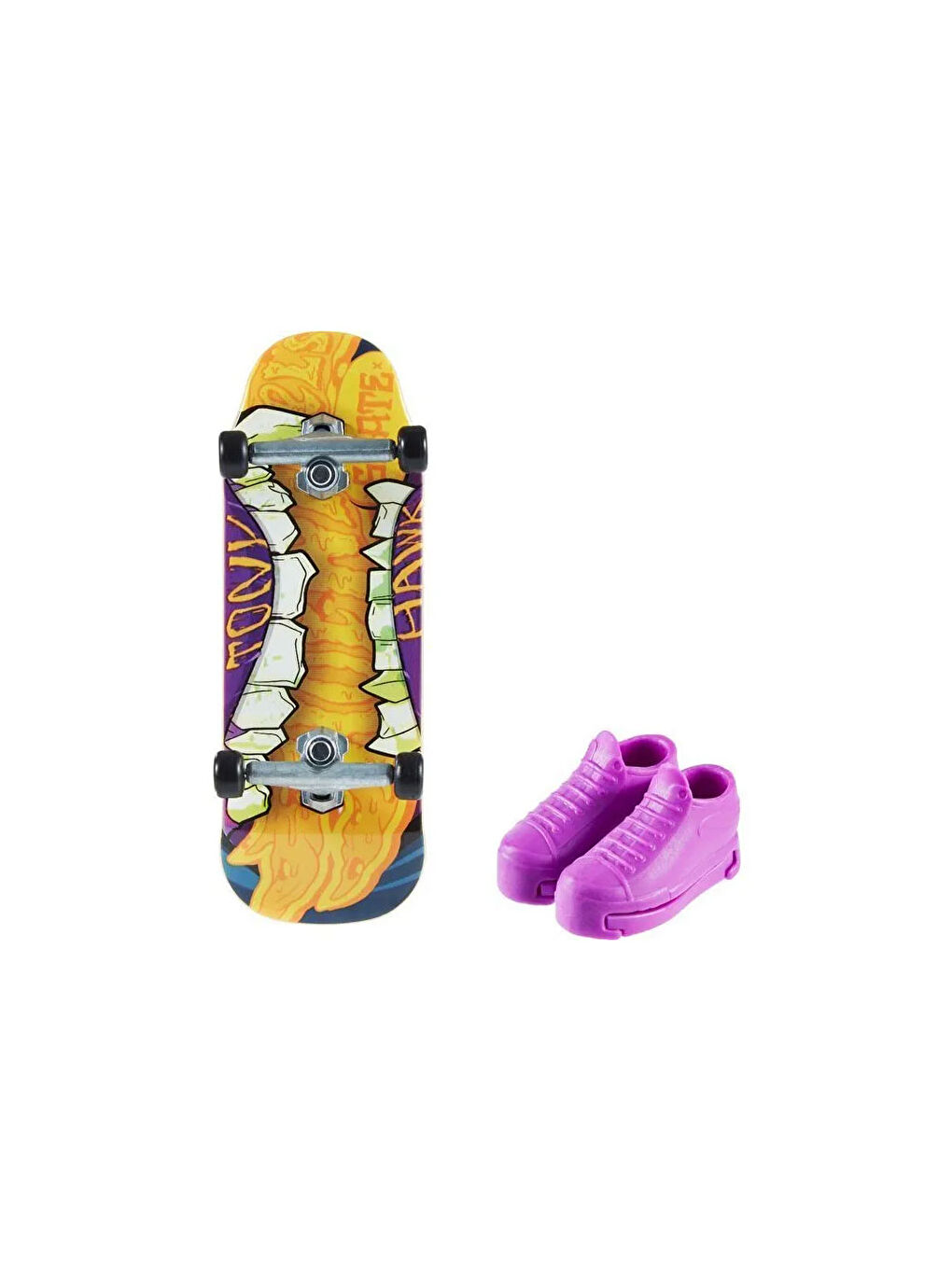 Hot Wheels Renksiz Skate Parmak Kaykay ve Ayakkabı Paketleri HGT46-HNG48 - 1