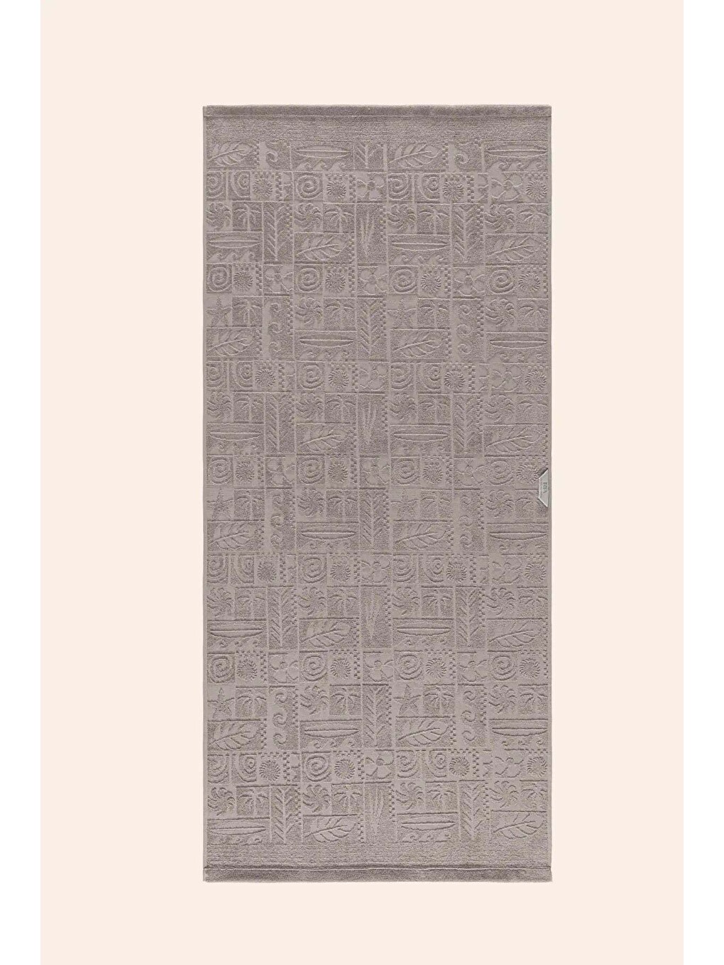 Bej Kayora %100 Pamuk Plaj Havlusu 80x170 Cm Sand Beige-1