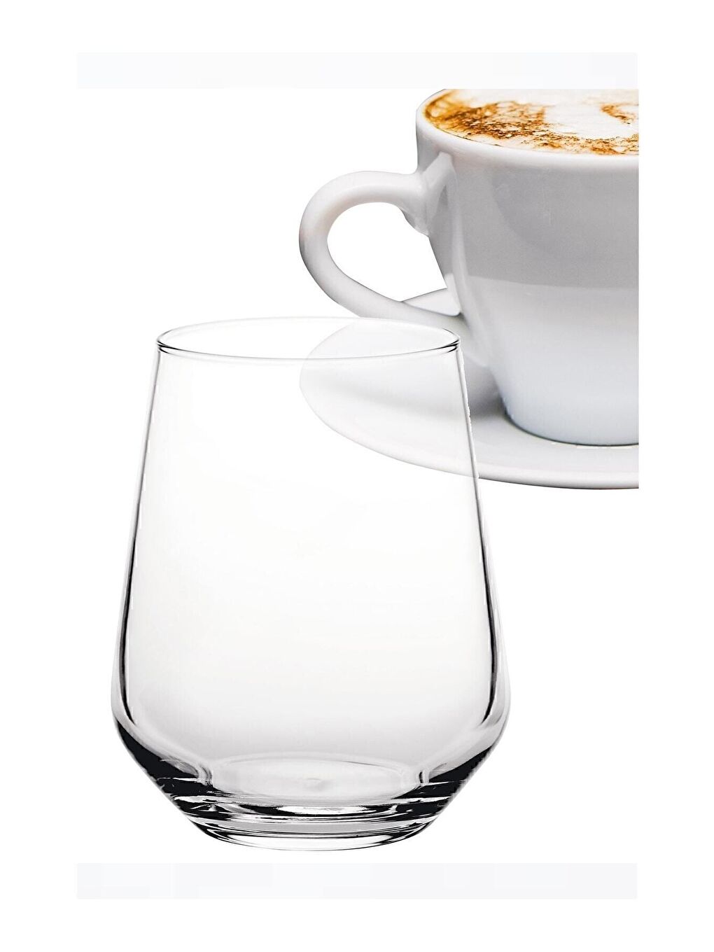 Renksiz Allegra Kahve Yanı Su Bardağı 5x6cm 115cc 6 lı - 420202-1