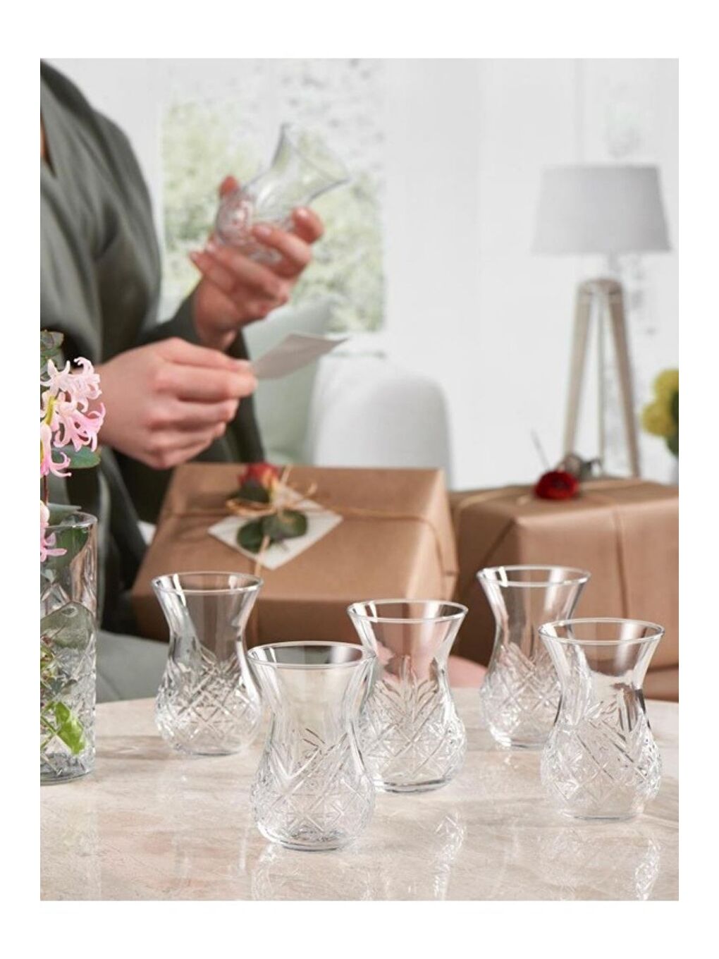 Renksiz Timeless Çay Bardağı 170cc 6 lı - 42881-5