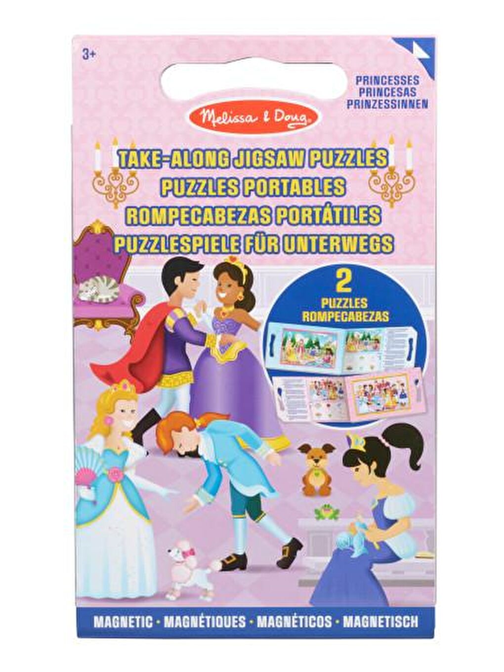 Melissa and Doug Mıknatıslı 2x15 Yapboz Seti - Prenses