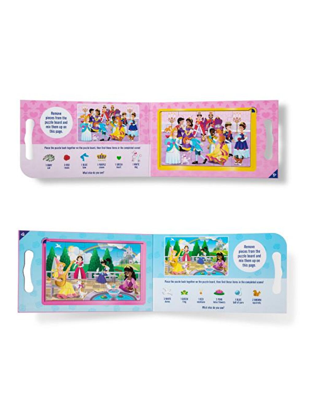 Melissa and Doug Mıknatıslı 2x15 Yapboz Seti - Prenses - 1