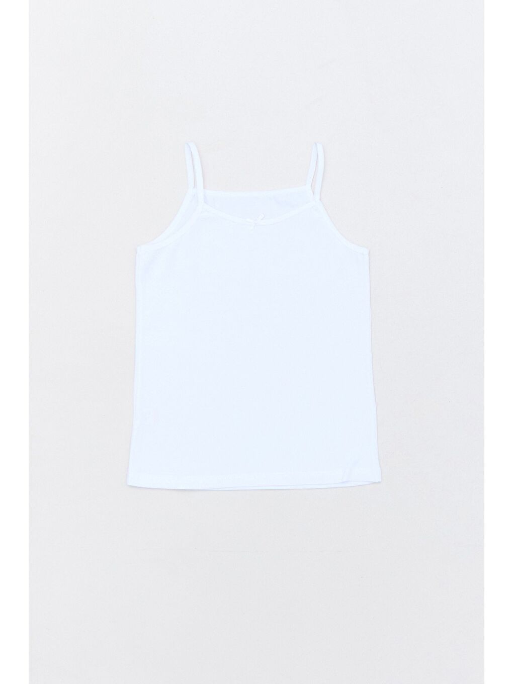 Beyaz Balerin Baskılı 3 Lü Kız Çocuk Atlet-1