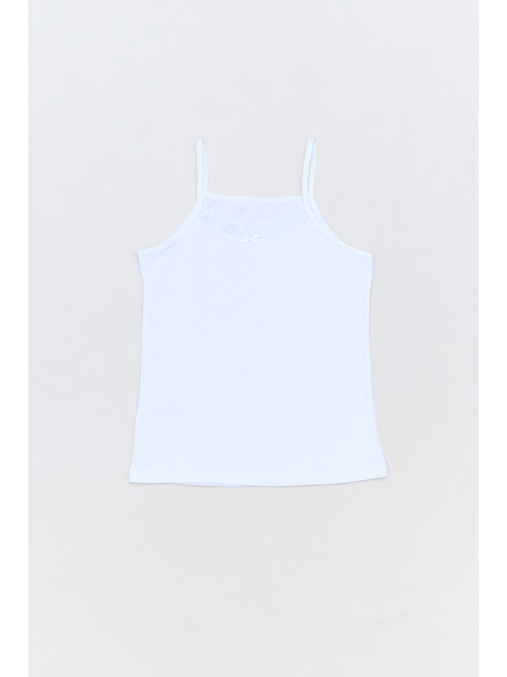 Beyaz Balerin Baskılı 3 Lü Kız Çocuk Atlet-3