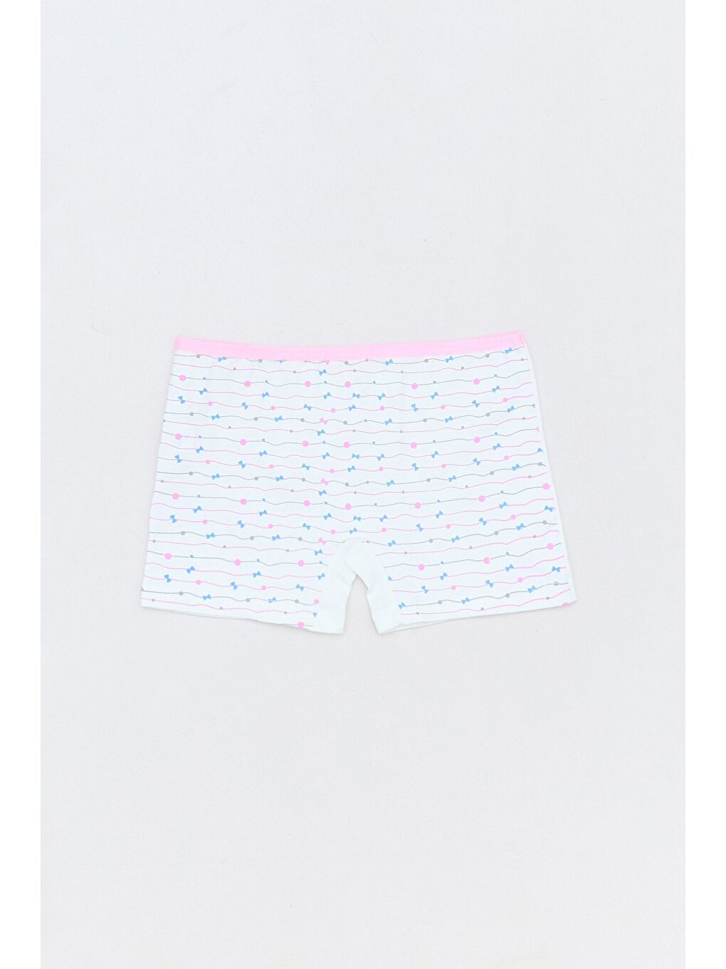 Gri Tavşan Baskılı 3 Lü Kız Çocuk Boxer-3