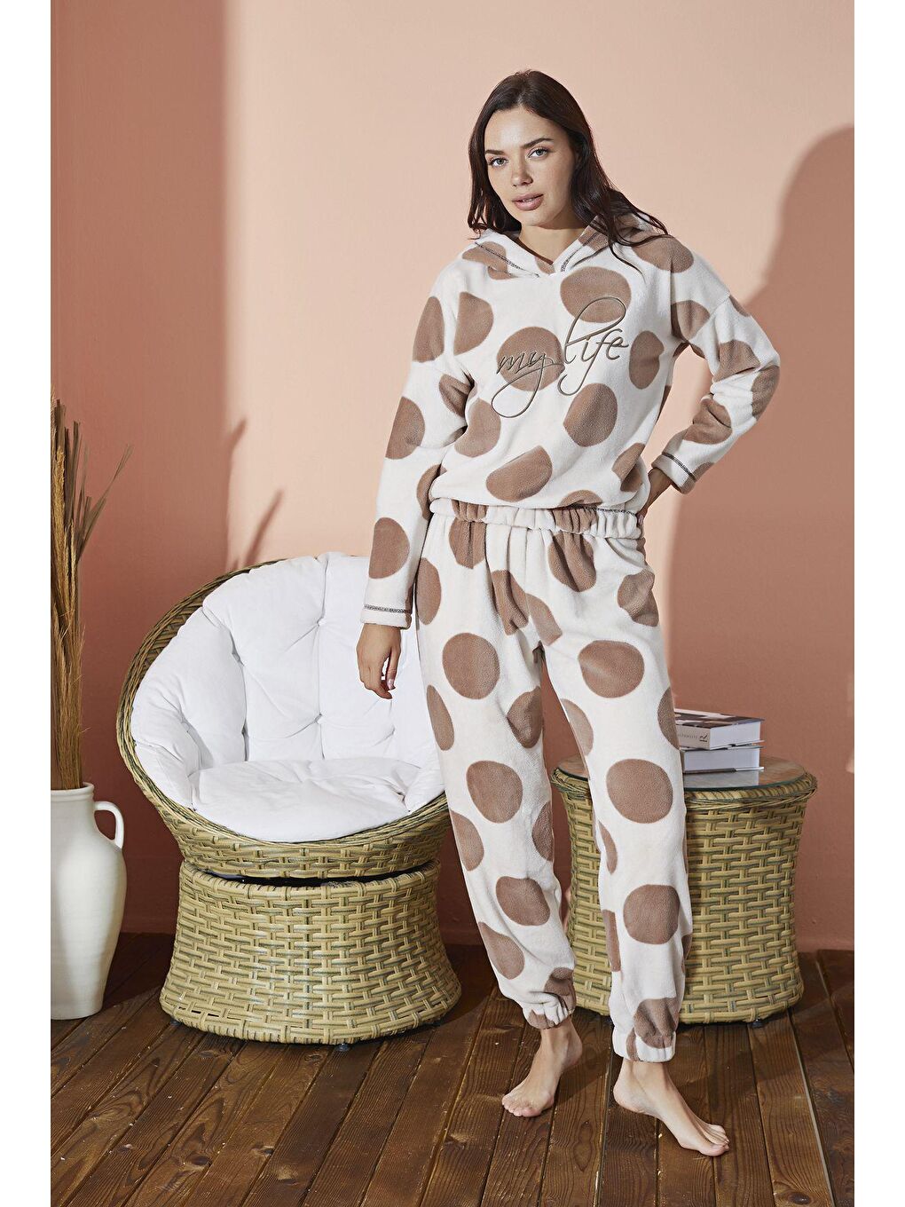 ELİTOL Ekru Ultrasoft Pijama Takim 8892 -3 - 1