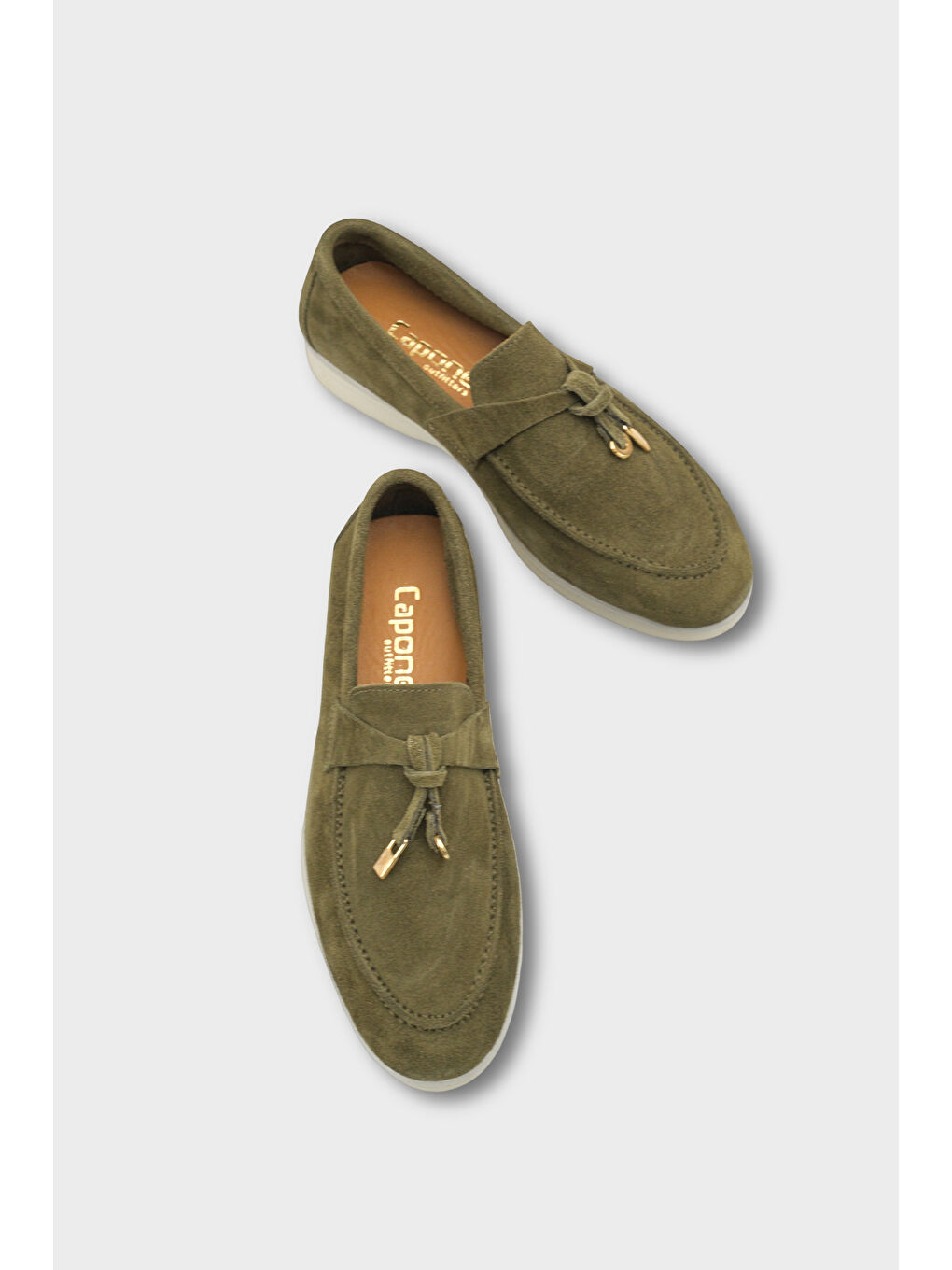 Vikki Hakiki Deri Kadın Loafer-2