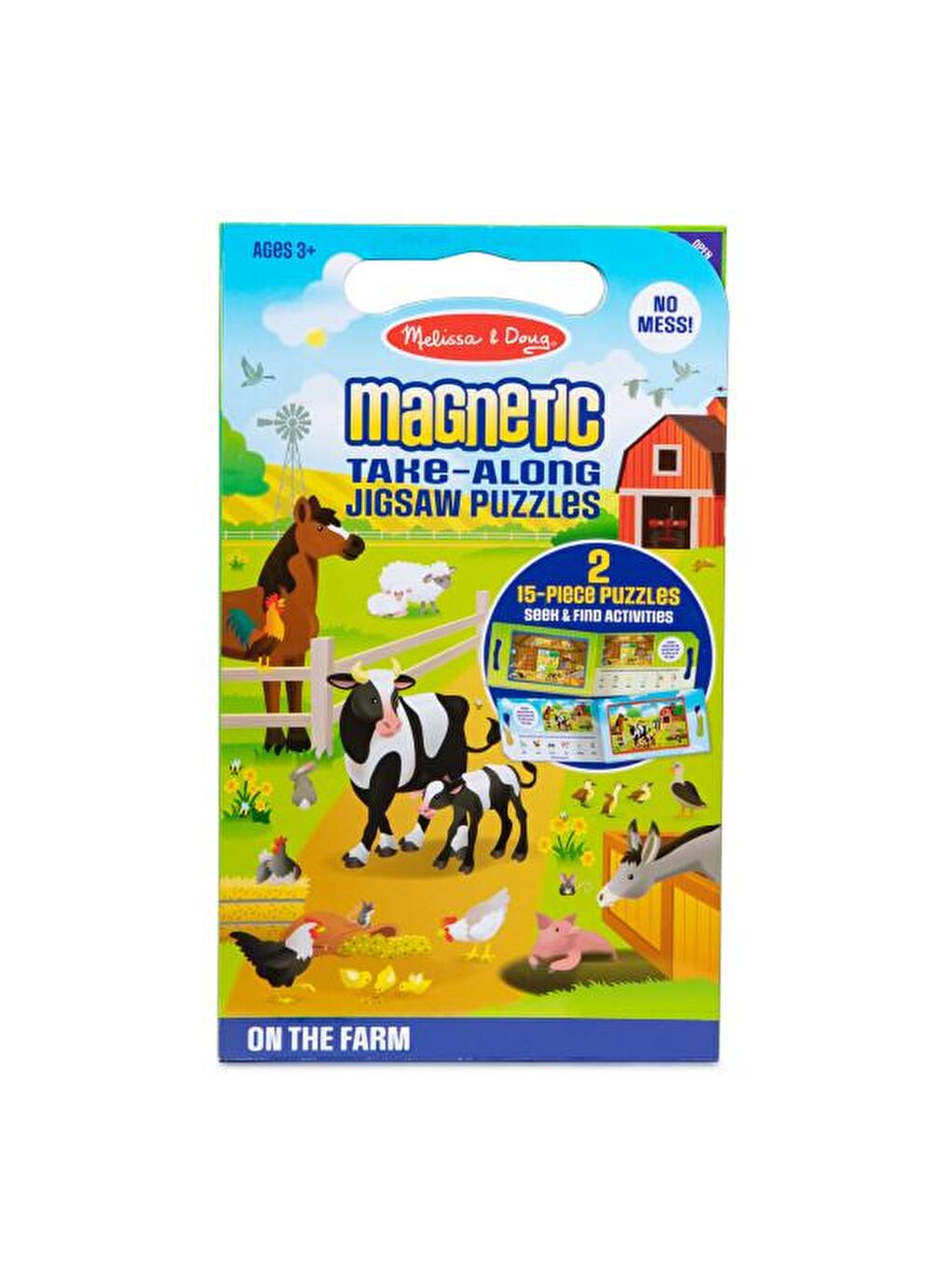 Mıknatıslı 2x15 Yapboz Seti - Çiftlik-1