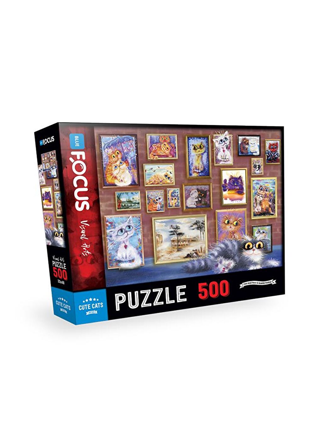 Blue Focus 500 Parça Puzzle - Sevimli Kediler (Cute Cats)