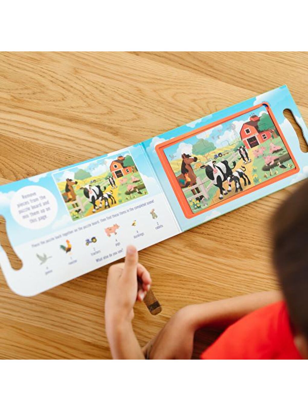 Mıknatıslı 2x15 Yapboz Seti - Çiftlik-2