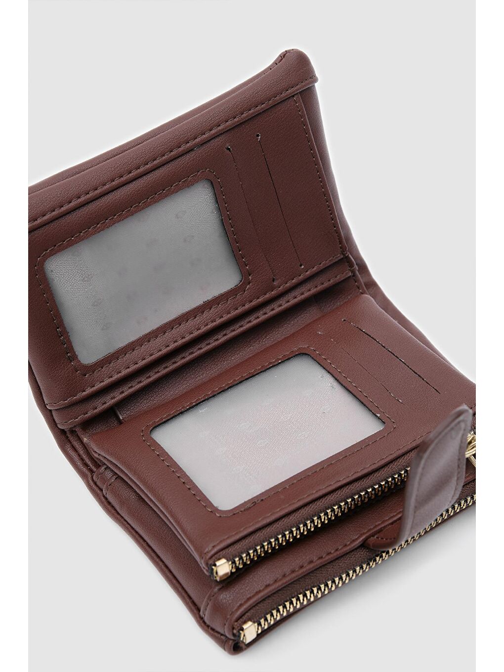 Kahverengi Kei Cüzdan Fındık Kabuğu-1