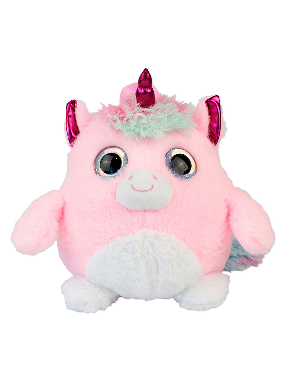 Dolphin Pembe Pelüş Sırt Çantası Unicorn DLP PBG 22 B