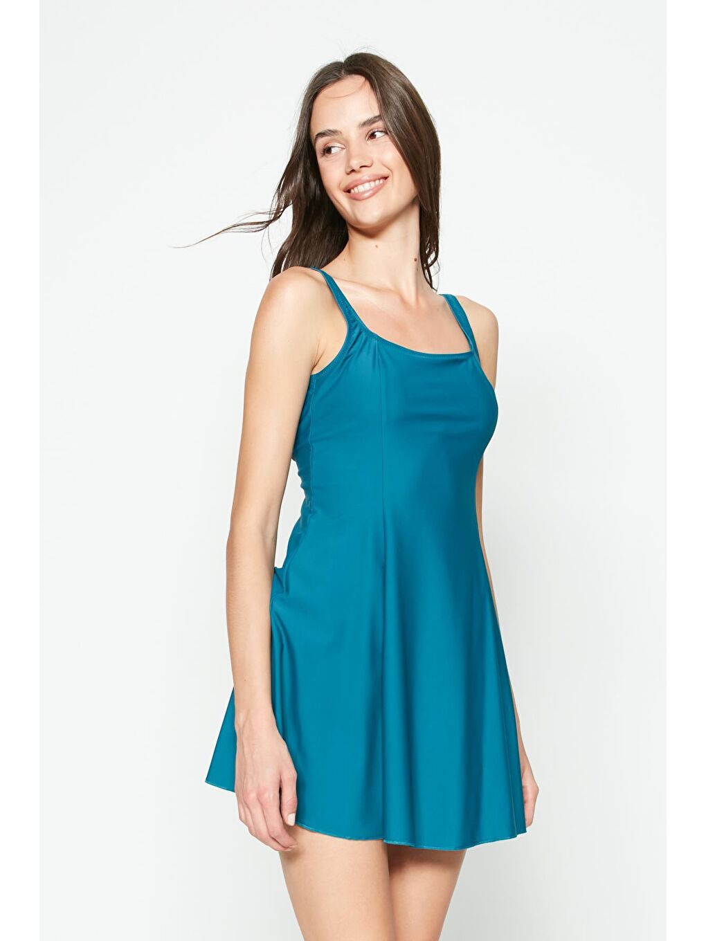 Şortlu Mayo 7490 Petrol-1