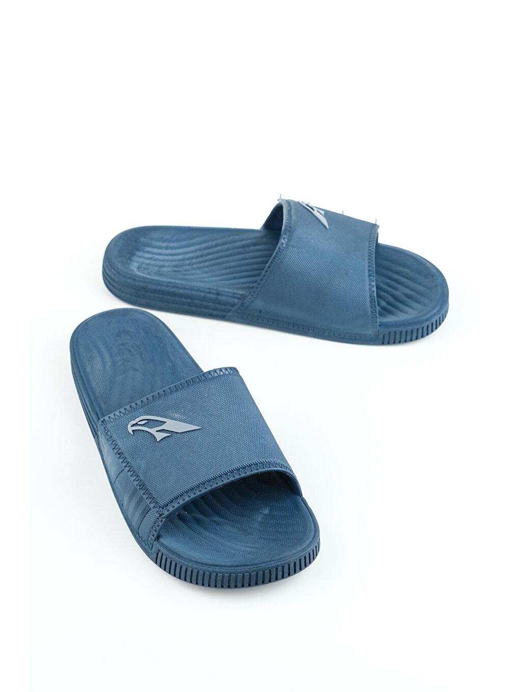 Lacivert Yazlık Erkek Kaydırmaz Taban Terlik