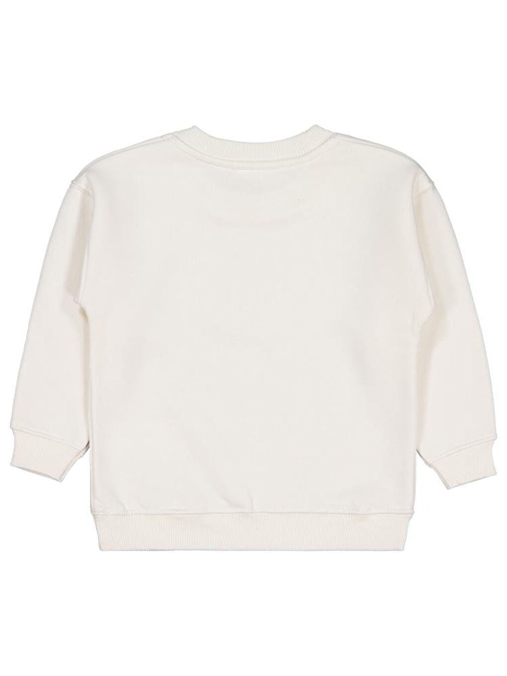 Ekru Girls Leopar Baskılı 2-5 Yaş Sweatshirt