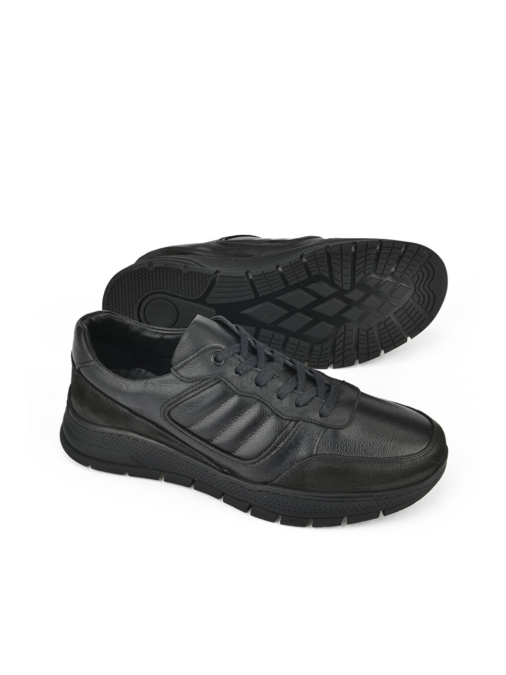 Erkek Hakiki Deri Ayakkabı 1431007ZB01 Siyah-1