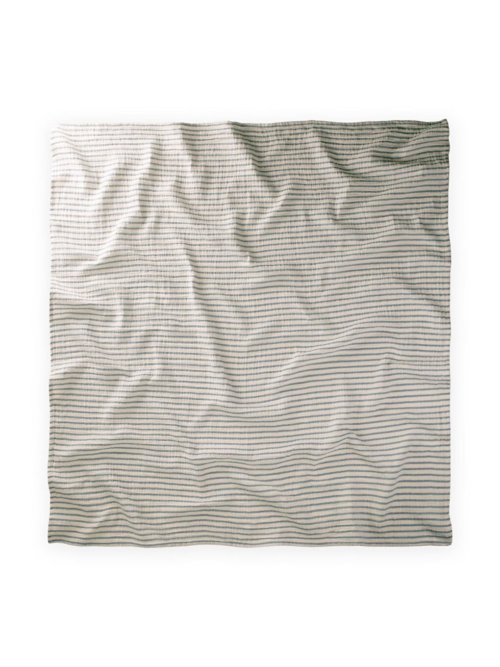 Naturel Battaniye 90X100Cm Yeşil Çizgili-1