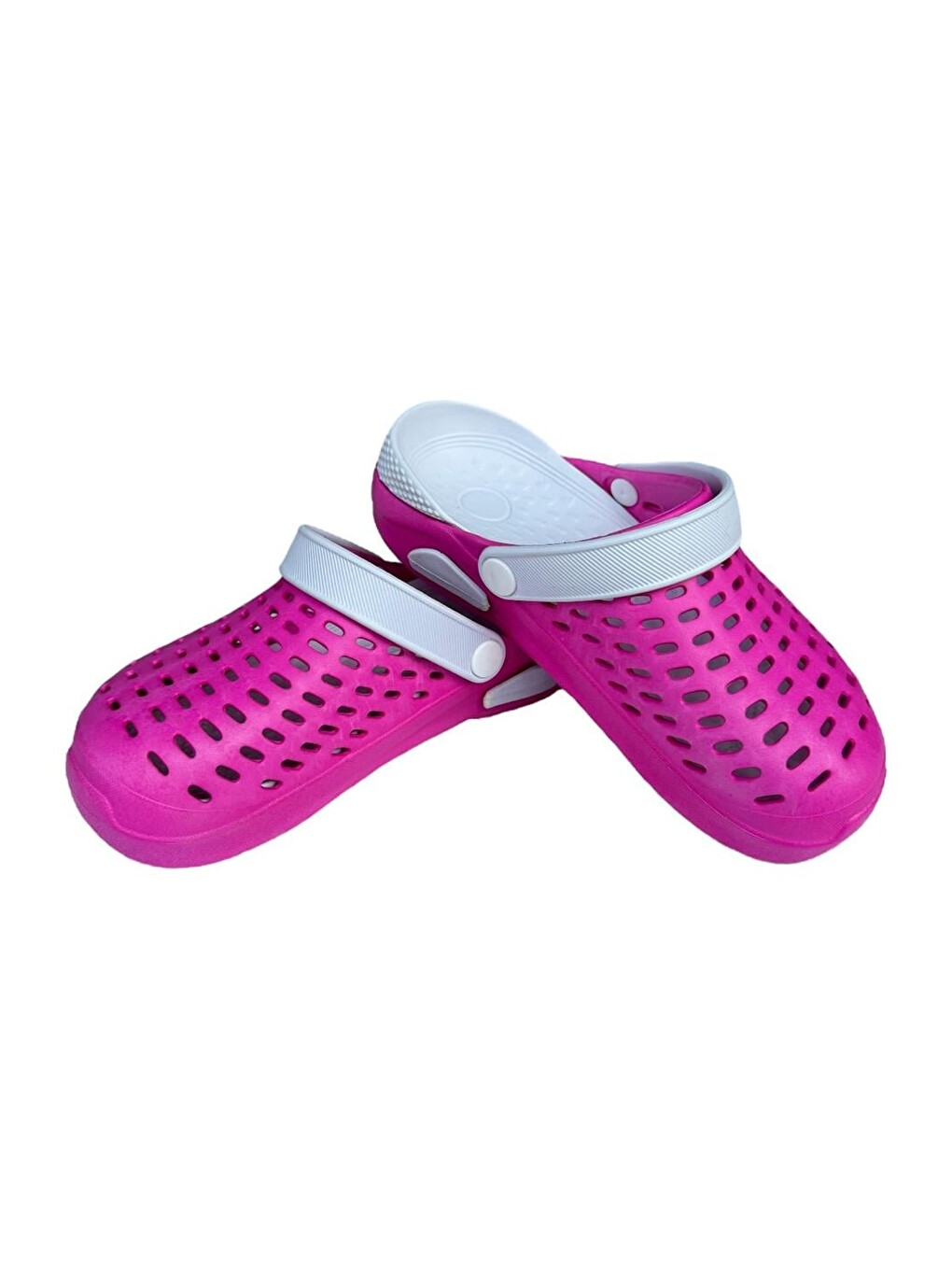 Unisex Comfort Eva Taban Terlik Pembe - Beyaz-5