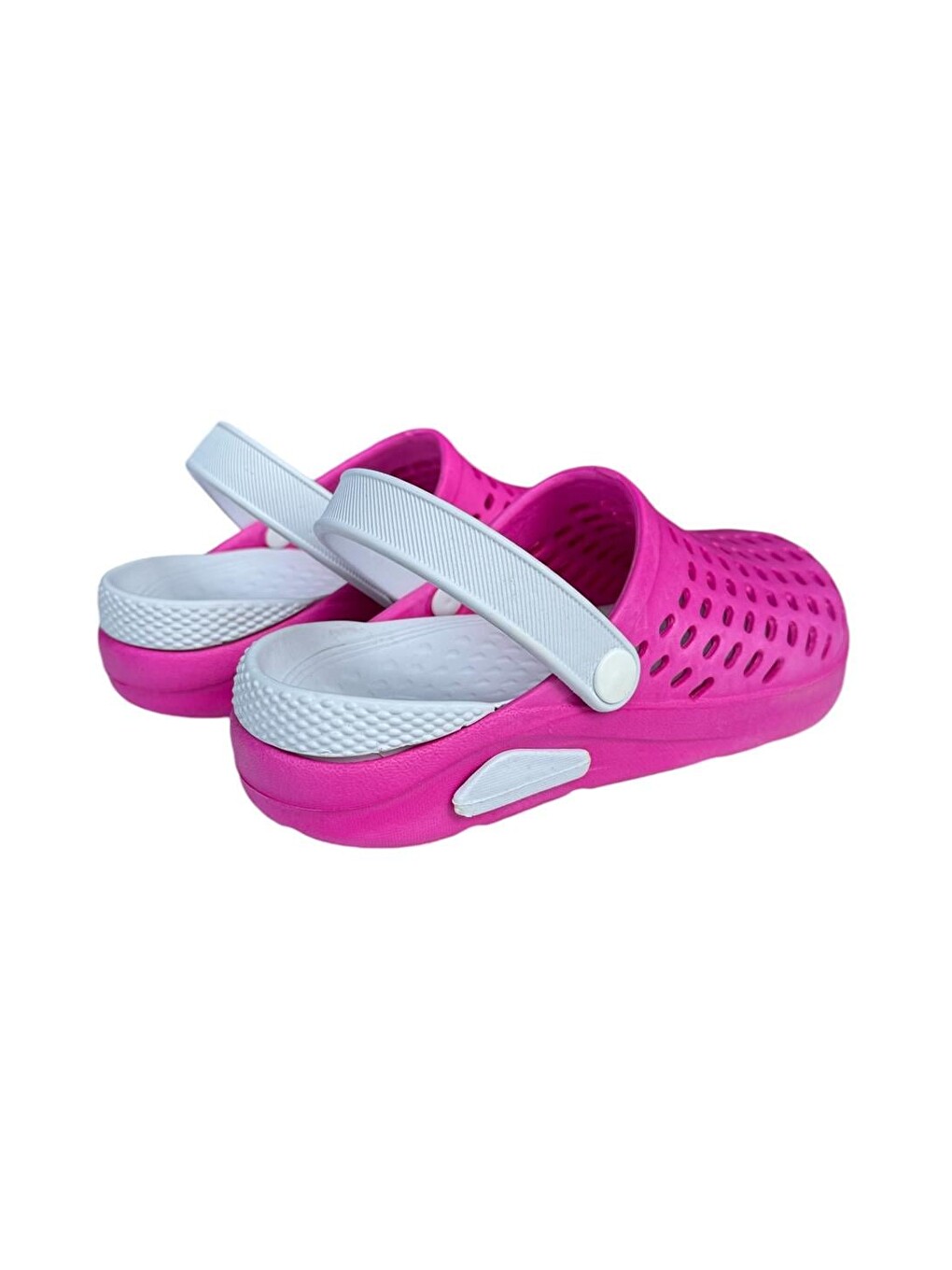 Unisex Comfort Eva Taban Terlik Pembe - Beyaz-6