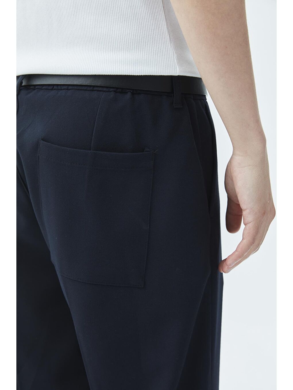 Rahat Kalıp Kruvaze Takım Elbise Lacivert-6