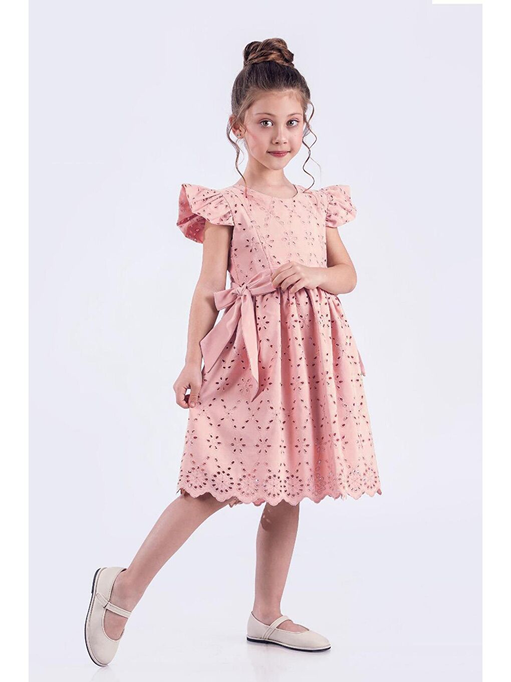 Pembe Kız Çocuk Elbise ELB.2618