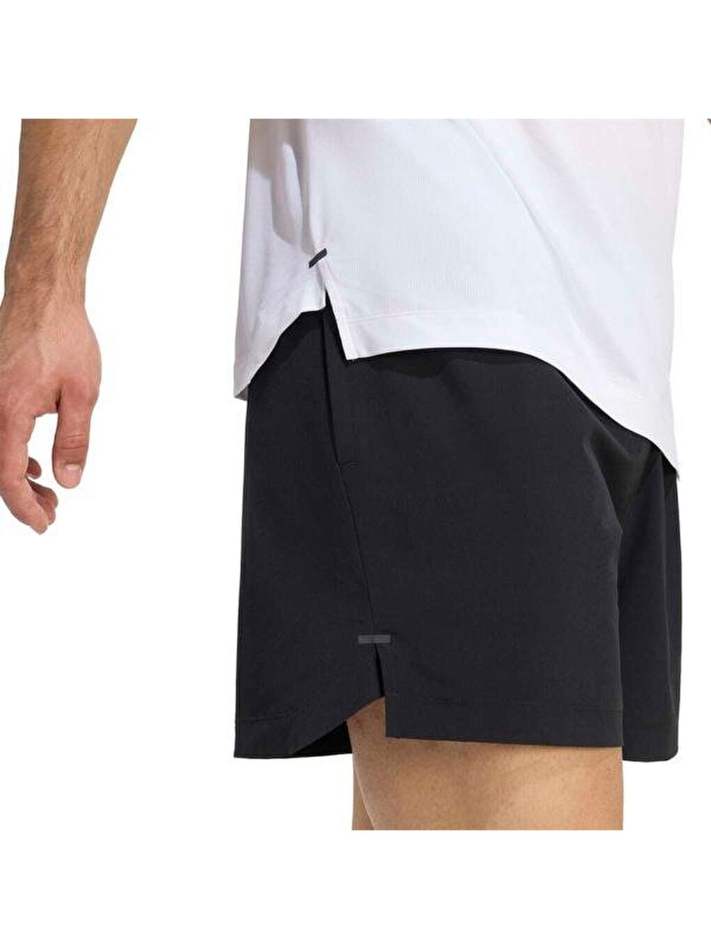 D4T Essentials Erkek Beyaz Yuvarlak Yaka Tişört-2