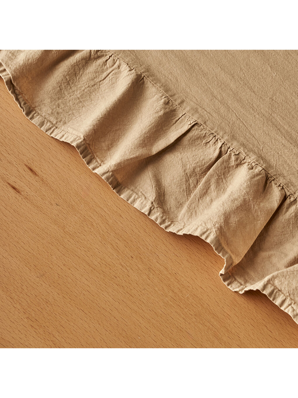 %100 Pamuk Elegance Runner Bej (50x150 cm)-1