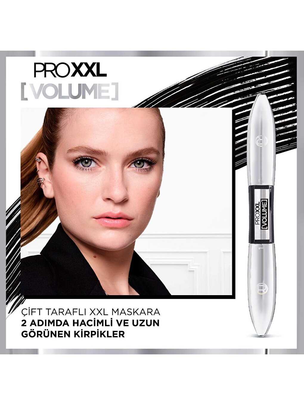 Pro XXL Volume Çift Taraflı Maskara - Hacim Etkisi-1