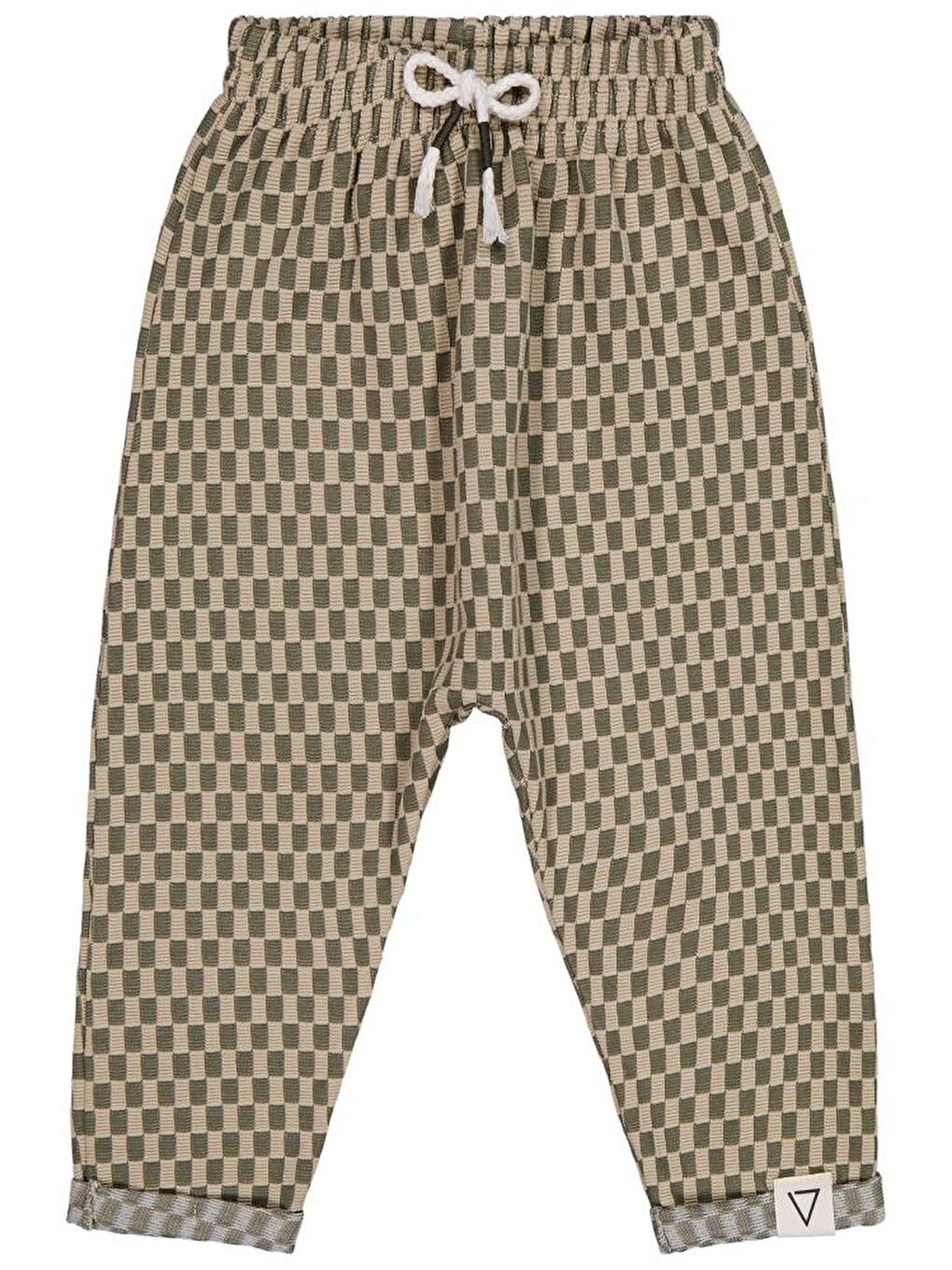 Haki Boys Dama Desenli 2-5 Yaş Pantolon