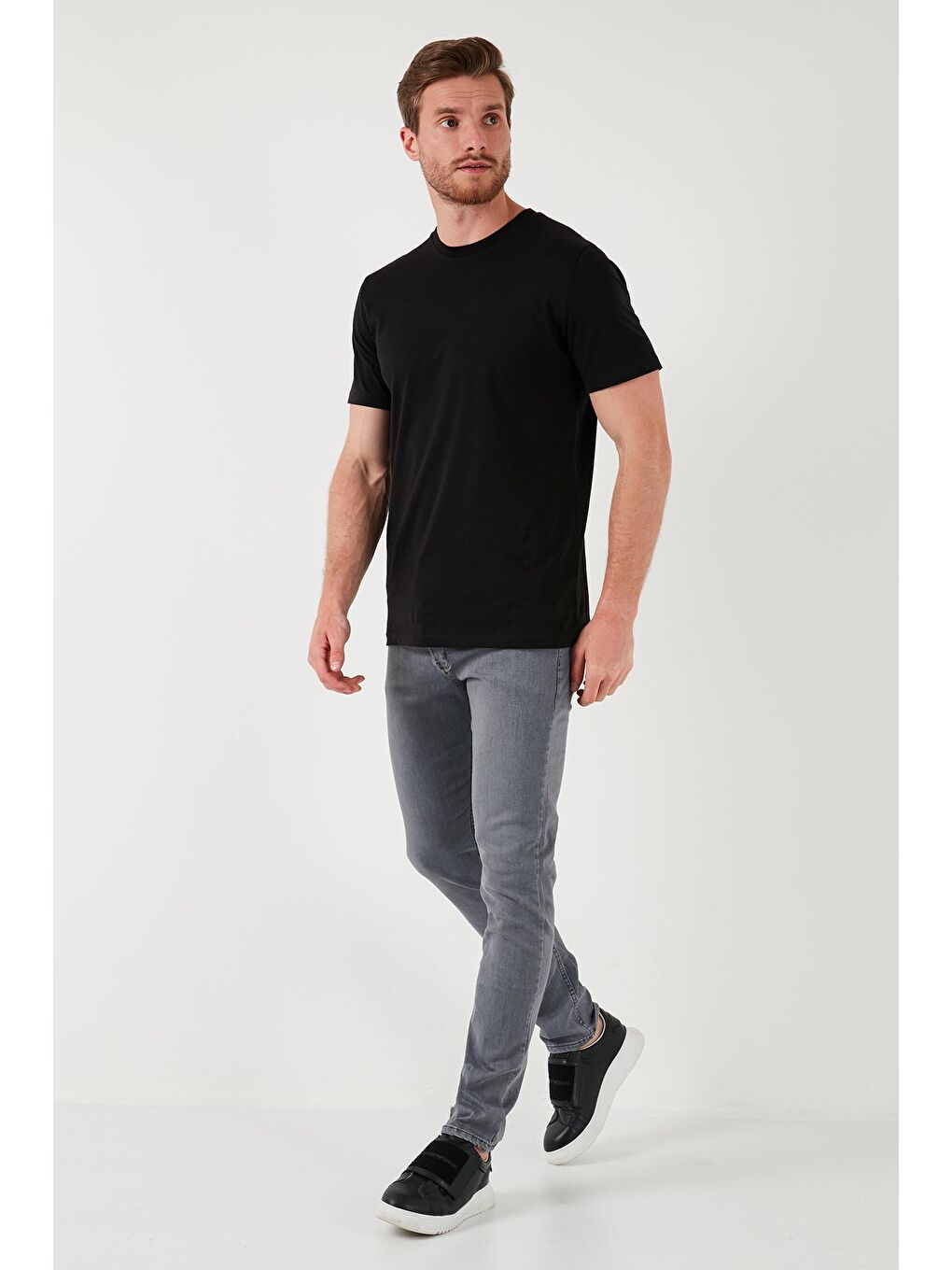 Buratti Gri Yüksek Bel Slim Fit Jeans 6440305 - 1