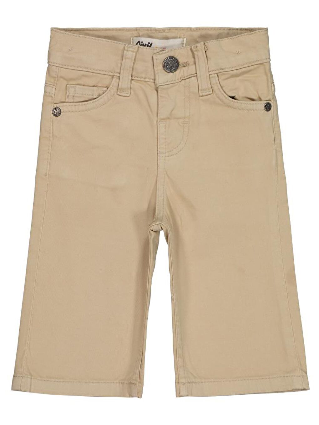 Bej Baby Wıde Leg 6-18 Ay Pantolon