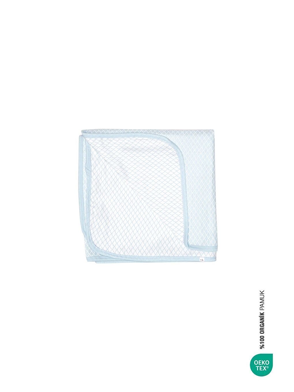 BebeMarin Mermaid Müslin Battaniye 120x120 Mavi-2