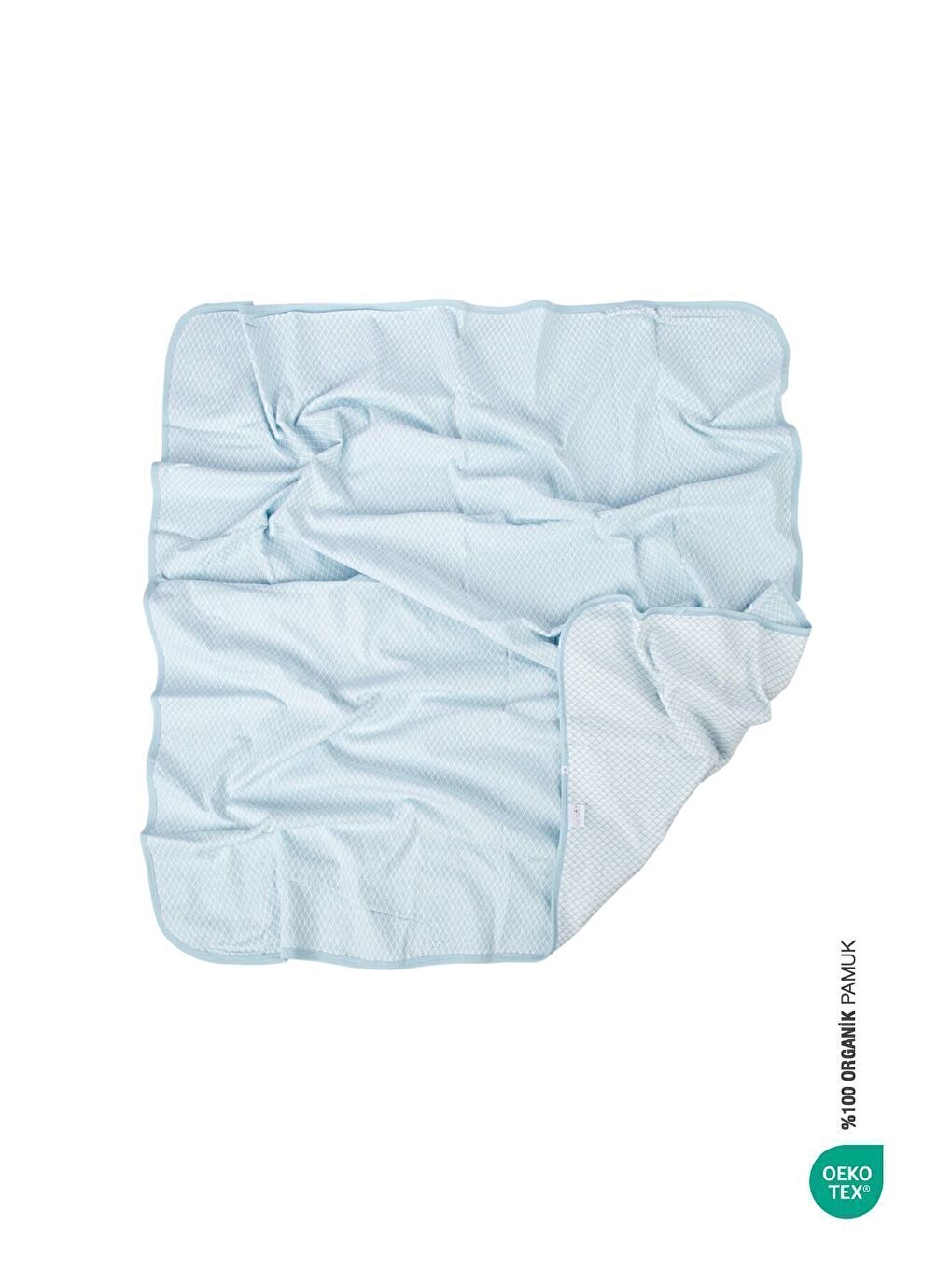 BebeMarin Mermaid Müslin Battaniye 120x120 Mavi-3