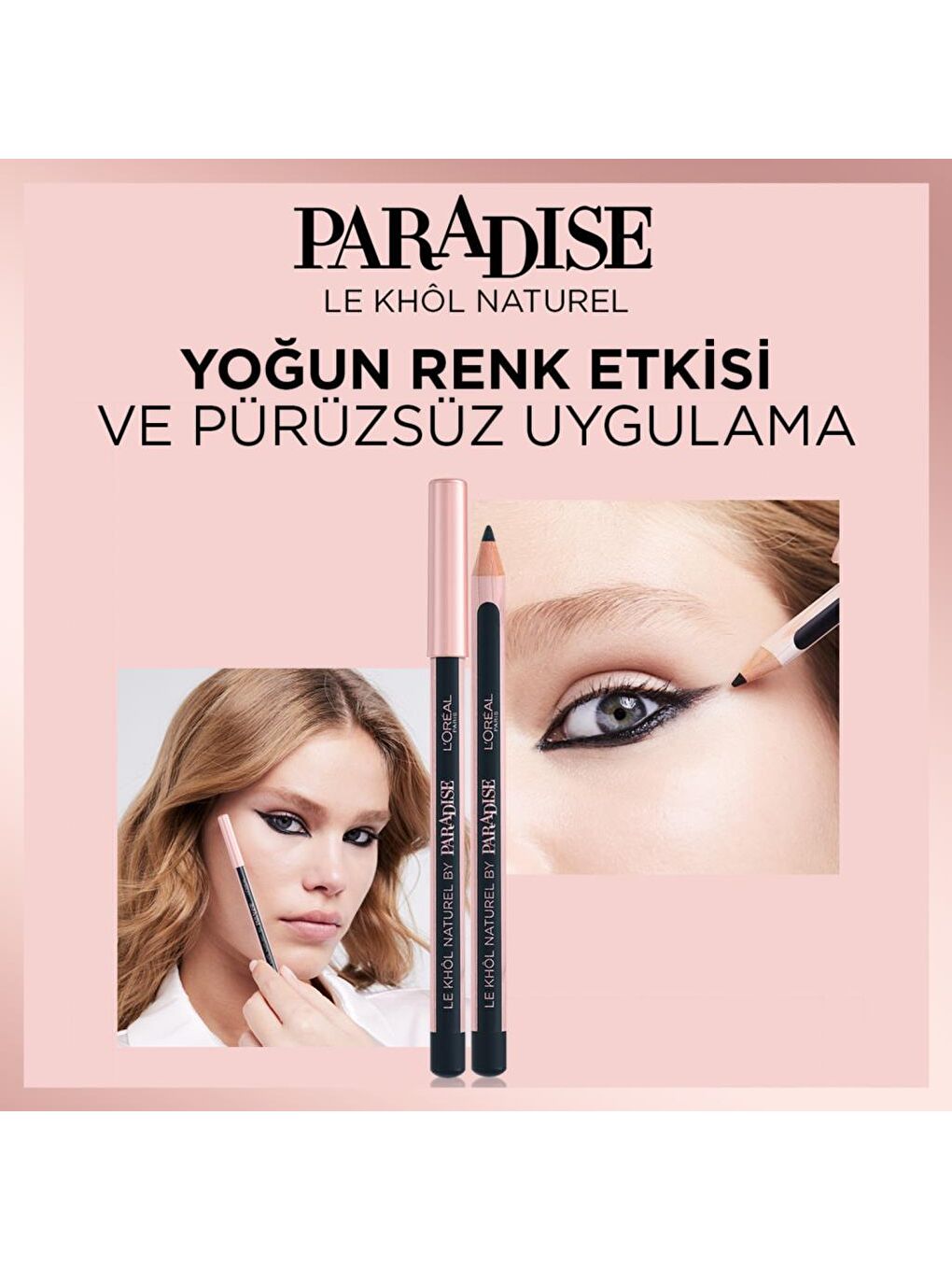 L'Oreal Paris Siyah Paradise Le Khol Siyah Göz Kalemi 101 Midnight Black - 1