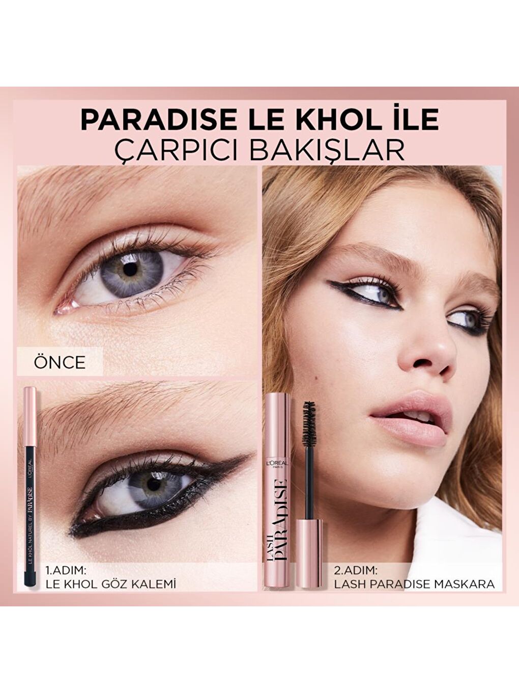 L'Oreal Paris Siyah Paradise Le Khol Siyah Göz Kalemi 101 Midnight Black - 4