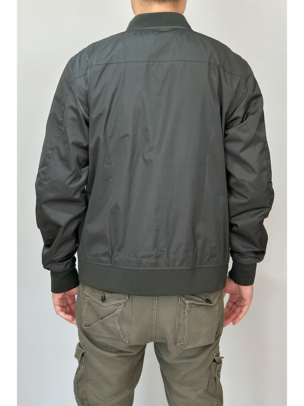 Erkek Kolej Yaka Mevsimlik Ceket Tek Üst REU-9127 Haki-4