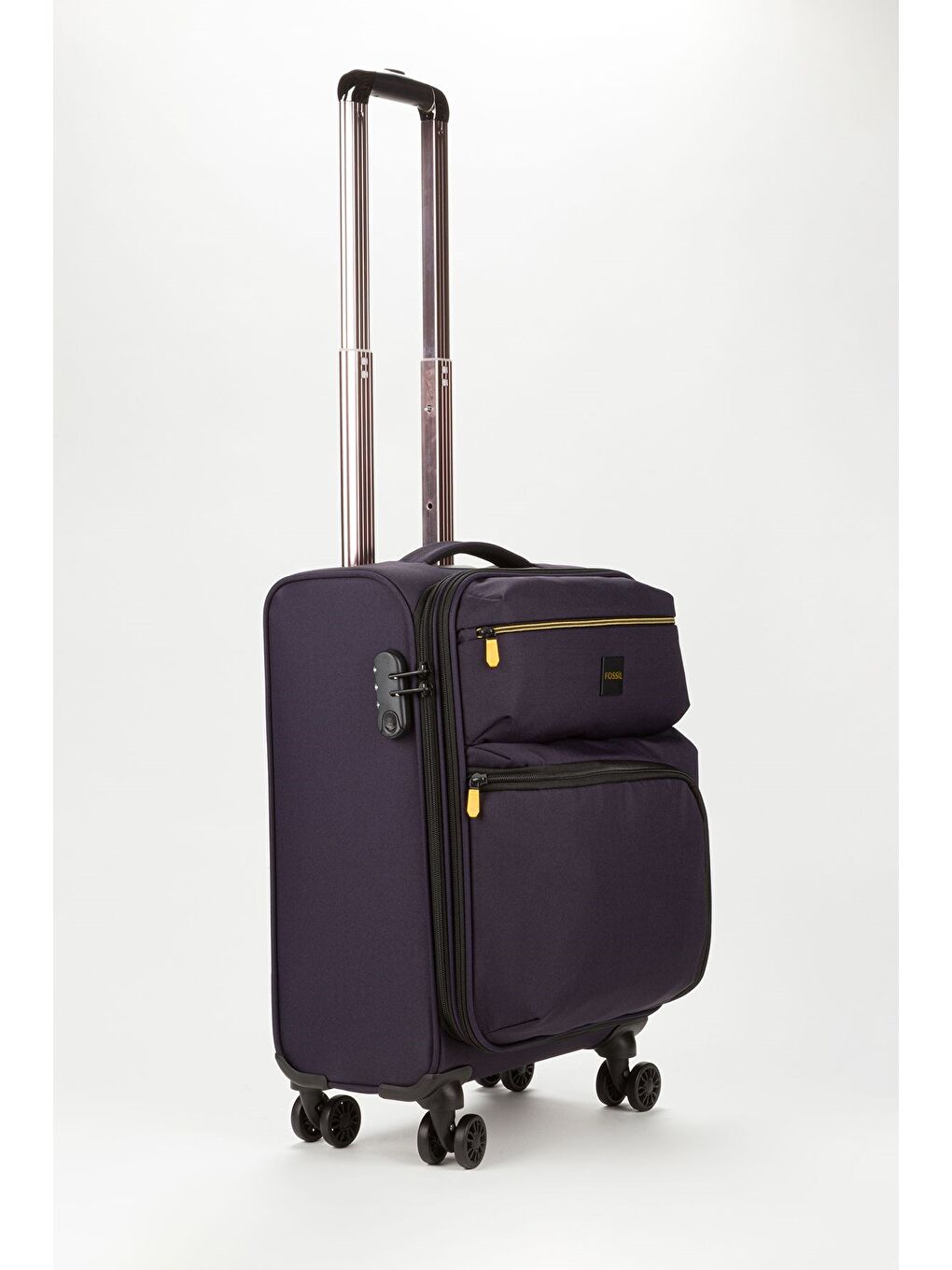 Unisex Antrasit Hafif Ultra Light Lüx Kumaş Kabin Boy Valiz-2