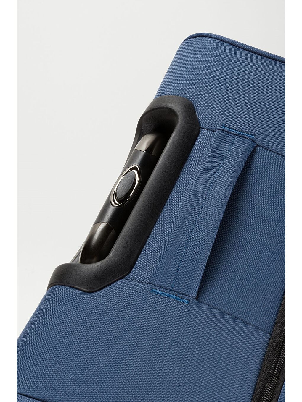 Unisex Mavi Hafif Ultra Light Lüx Kumaş Orta Boy Valiz-6