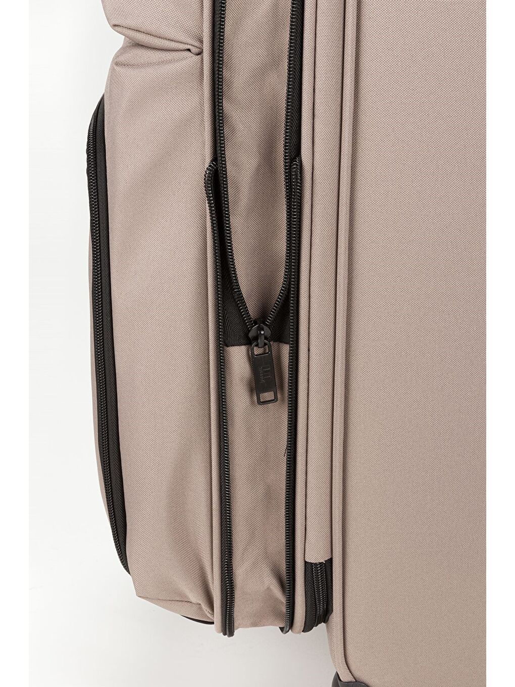 Bej Unisex Mavi Hafif Ultra Light Lüx Kumaş Orta Boy Valiz-7