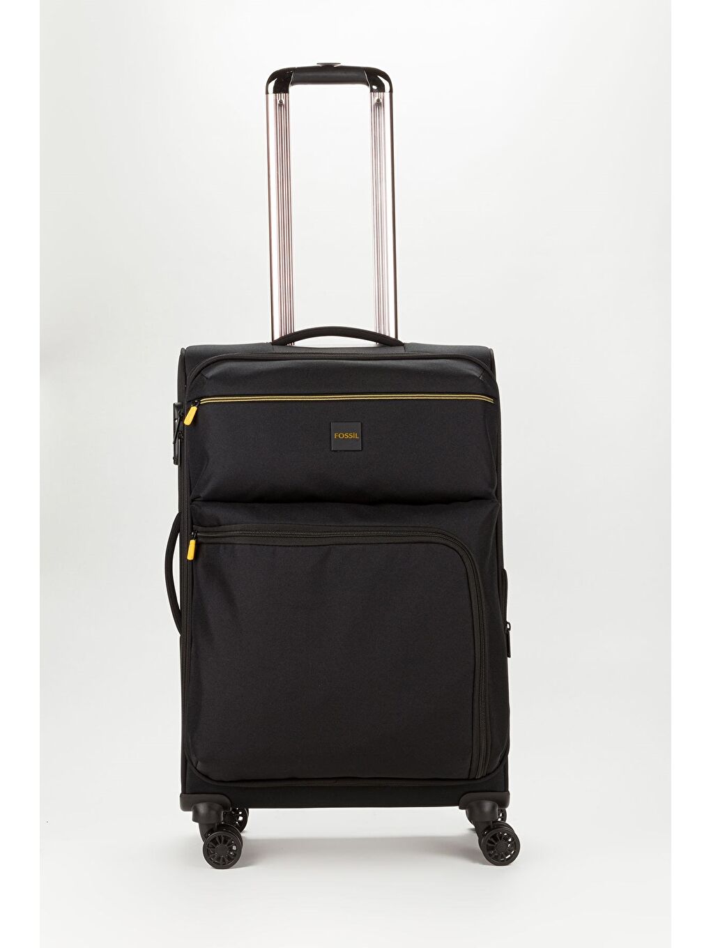 Siyah Unisex Mavi Hafif Ultra Light Lüx Kumaş Orta Boy Valiz