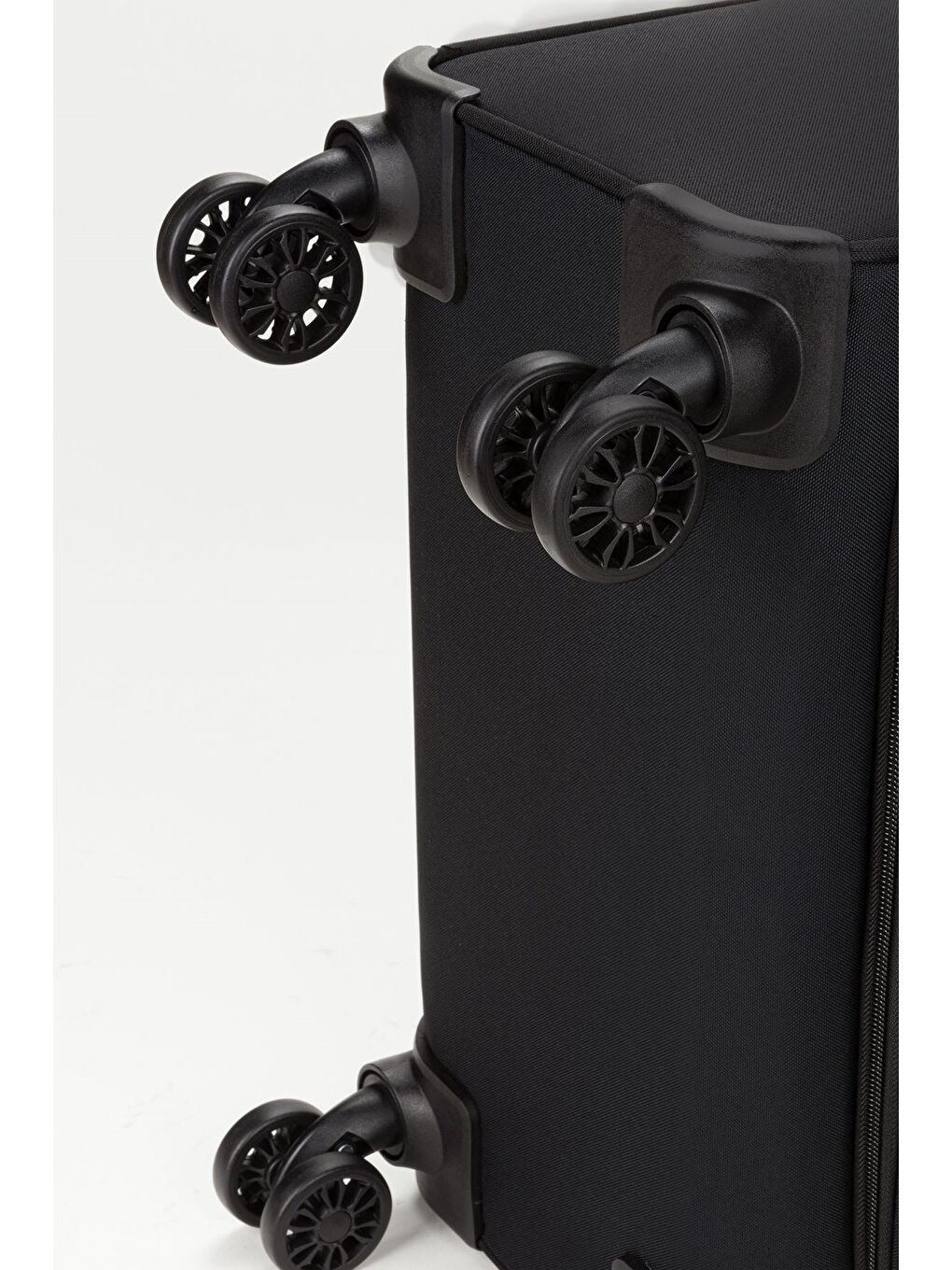 Siyah Unisex Mavi Hafif Ultra Light Lüx Kumaş Orta Boy Valiz-7