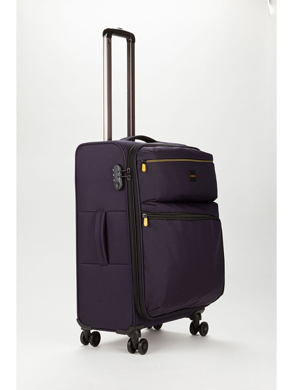 Antrasit Unisex Mavi Hafif Ultra Light Lüx Kumaş Orta Boy Valiz-1