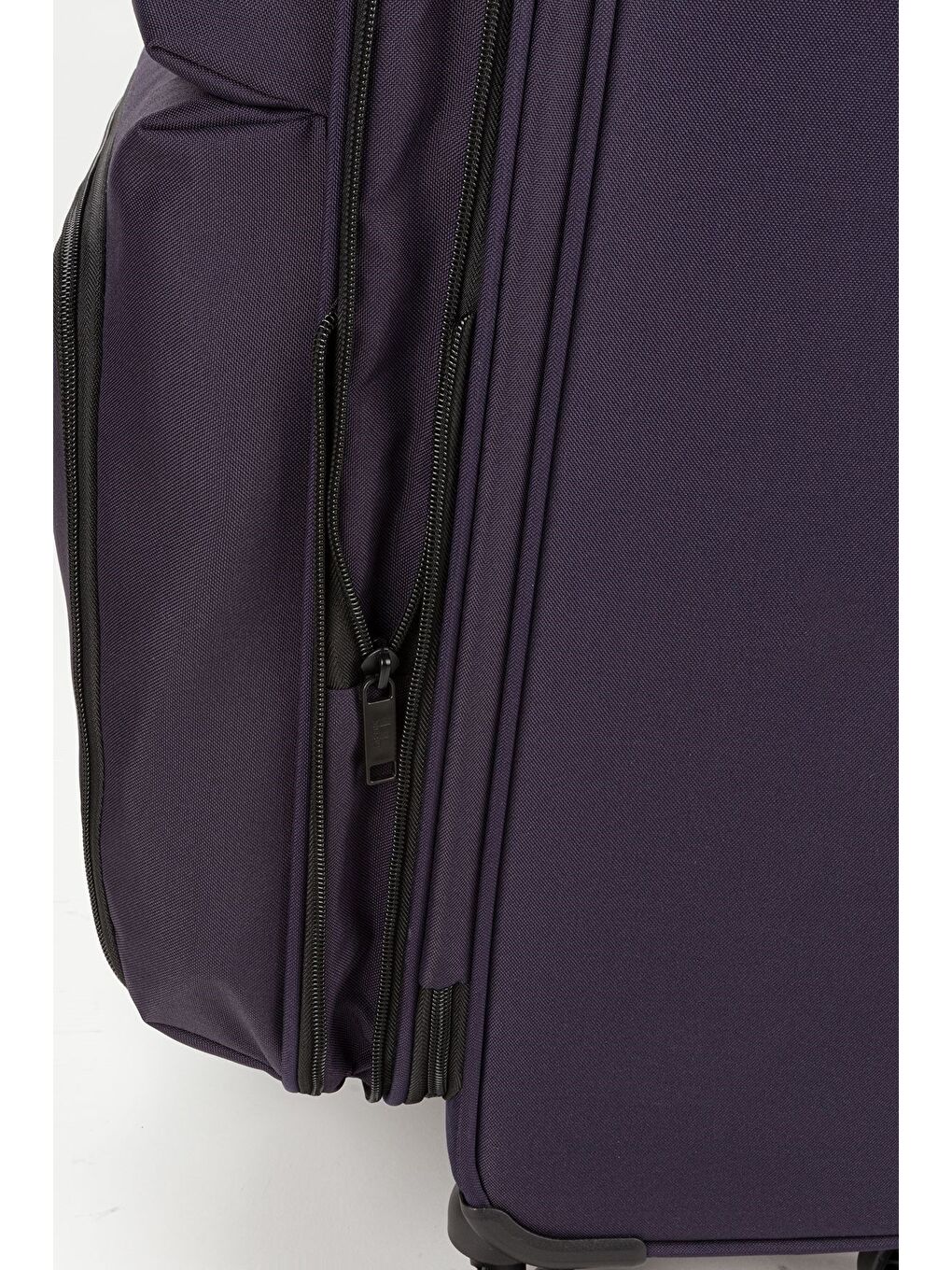 Antrasit Unisex Mavi Hafif Ultra Light Lüx Kumaş Orta Boy Valiz-6