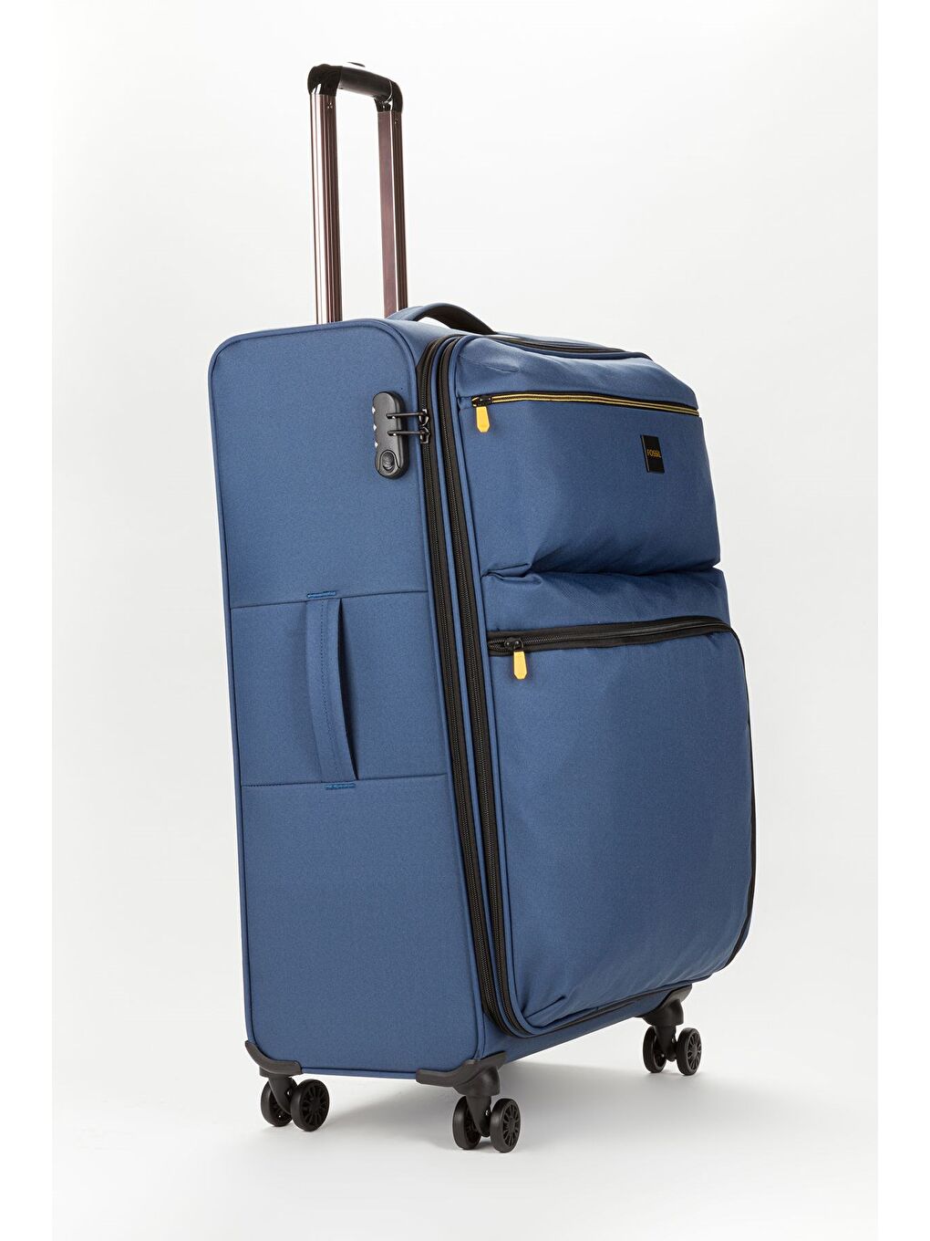 Mavi Unisex Vizon Hafif Ultra Light Lüx Kumaş Büyük Boy Valiz-1