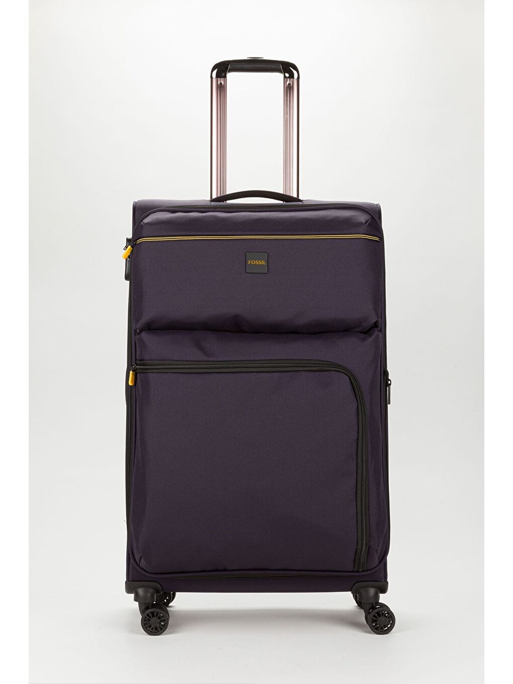 Antrasit Unisex Vizon Hafif Ultra Light Lüx Kumaş Büyük Boy Valiz