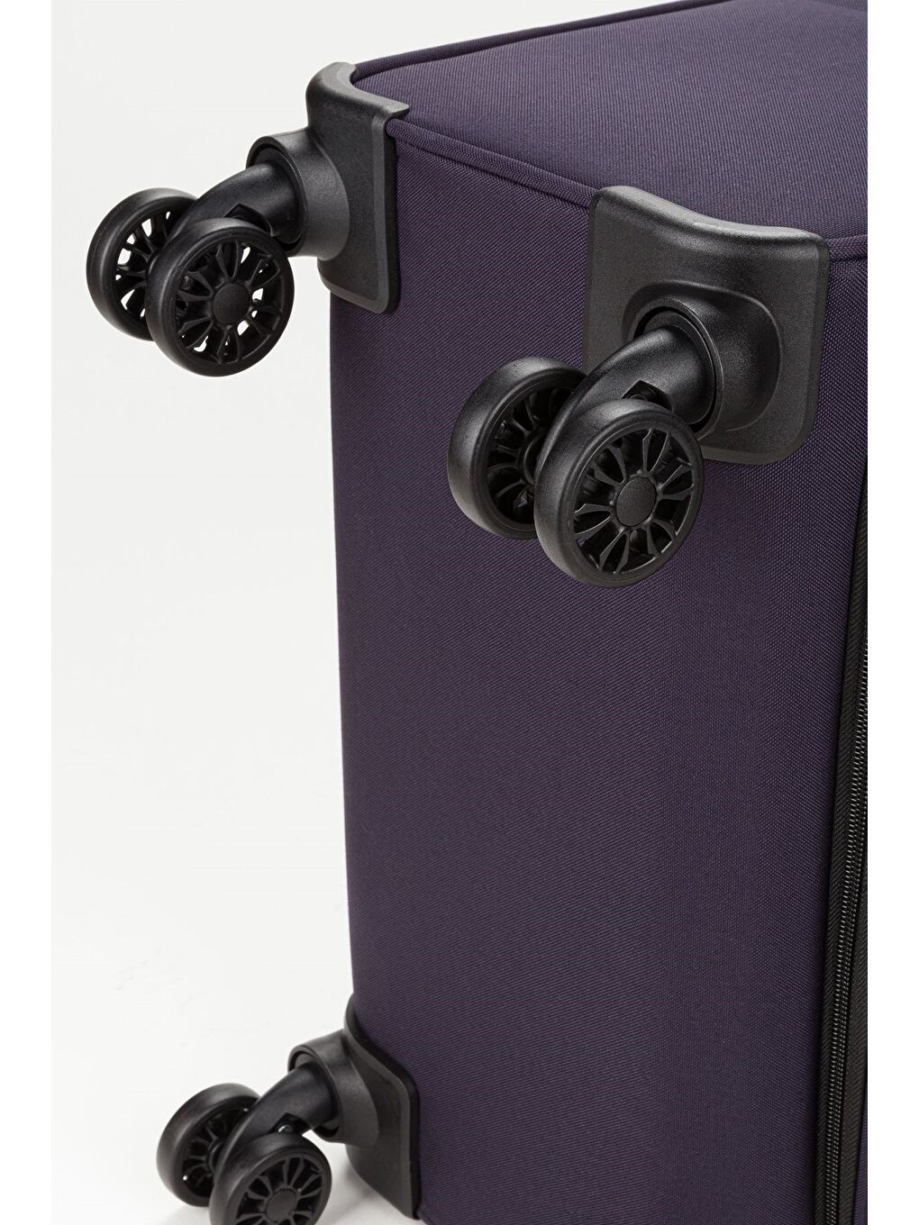 Antrasit Unisex Vizon Hafif Ultra Light Lüx Kumaş Büyük Boy Valiz-7