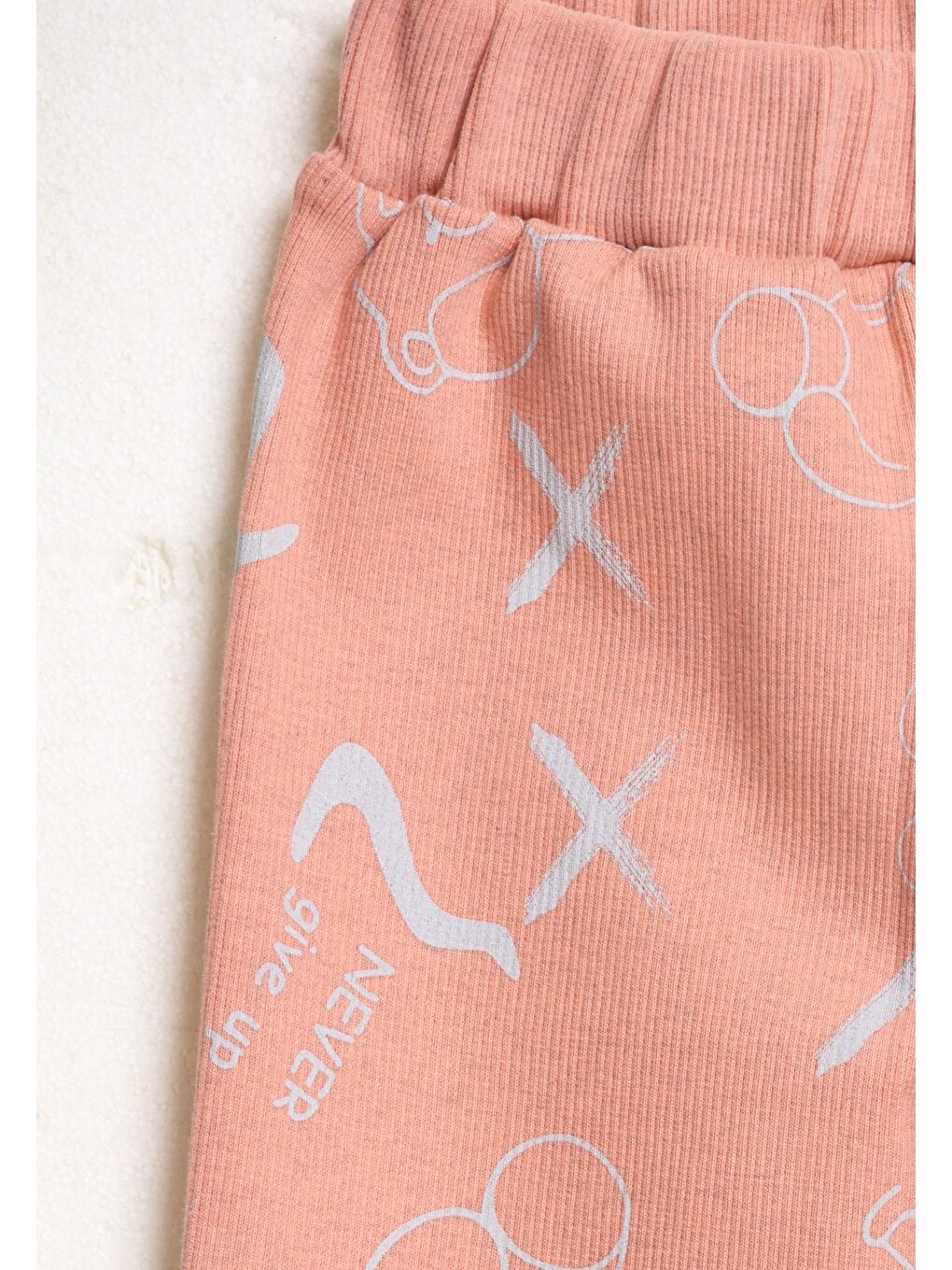 Karışık 5'li Paket Ayıcık Baskılı Bebek Fitilli Jogger Eşofman Altı-6