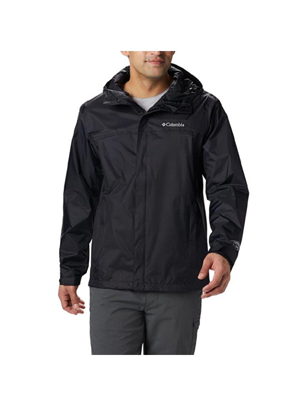 Columbia Siyah Watertight II Jacket Erkek Yağmurluk RM2433-010