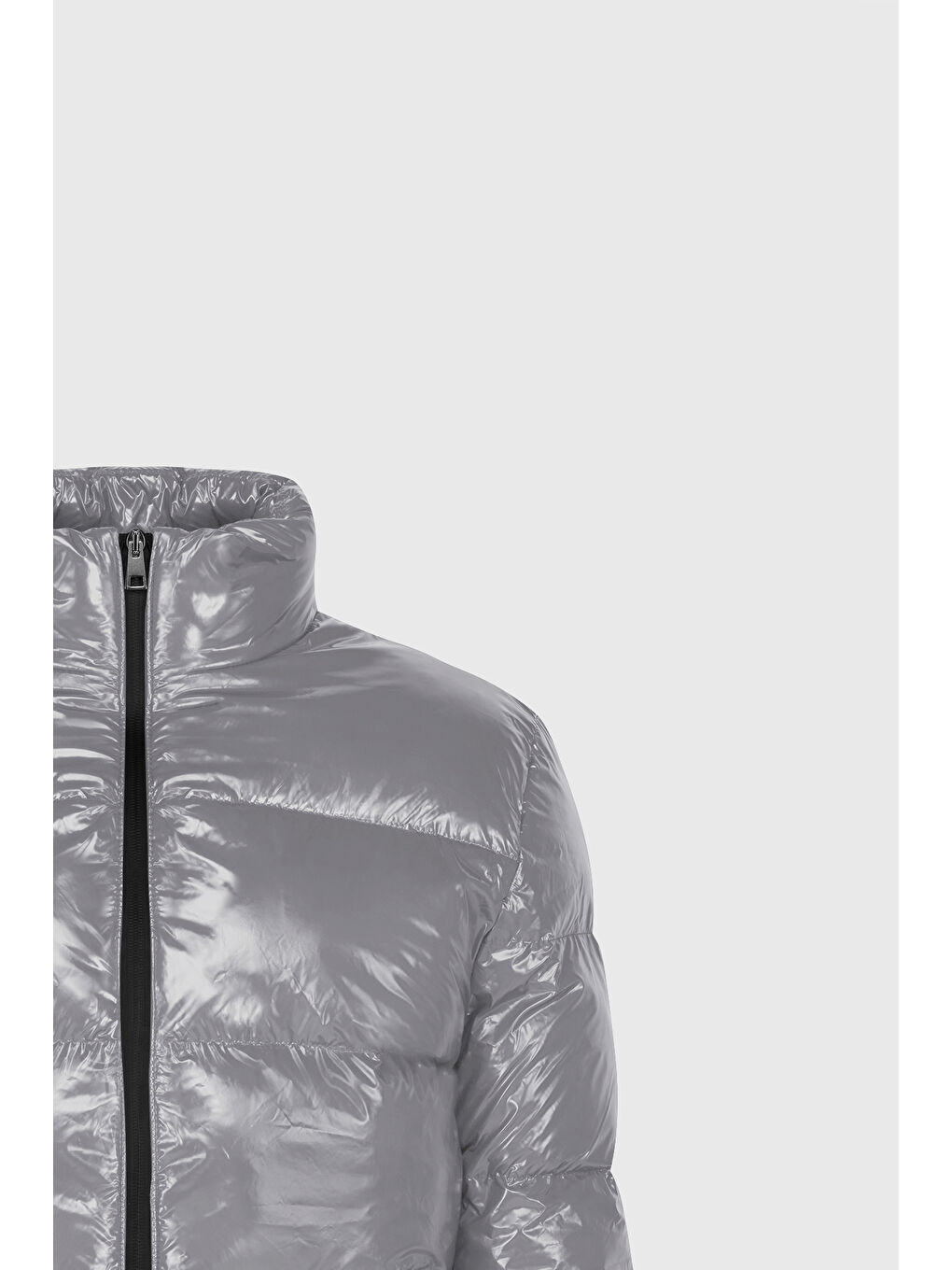 Erkek Antrasit Standart Fit Soğuk Geçirmez Casual Mont-9